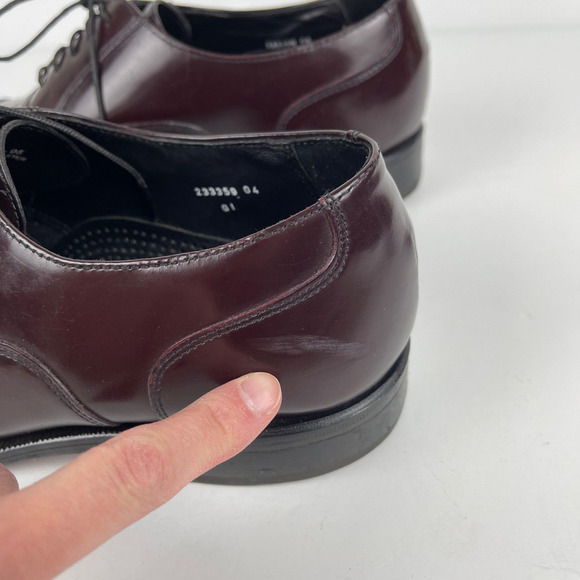 Florsheim 17067-05 Lexington Burgundy Cap Toe Oxford Dress Men's US Sz 9.5 - Picture 4 of 16